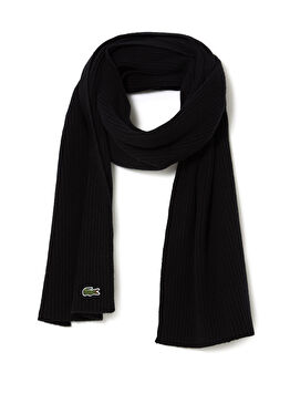 Lacoste Unisex Siyah Atkı