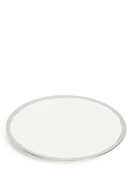Odyssey Platinum Beyaz Porselen Yemek Tabağı