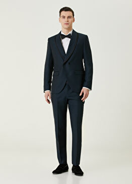 Mavi Yün Takım Elbise