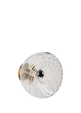  Şeffaf Cam Pirinç Dönence Aplik