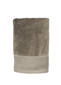 Poppy Taş Rengi Pamuklu Banyo Havlusu 90 x 150 cm