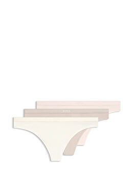 Kahve Pudra 3lü Külot Seti