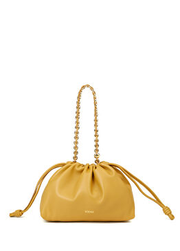 Medium Flamenco Hardal Kadın Deri Çanta