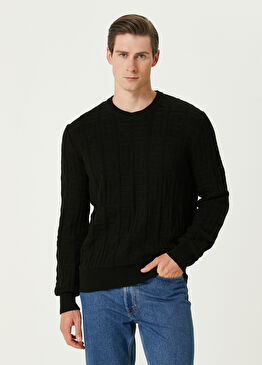 Siyah Logo Jakarlı Kazak