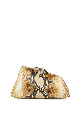 8.30 PM Siyah Sarı Kadın Deri El Portföyü