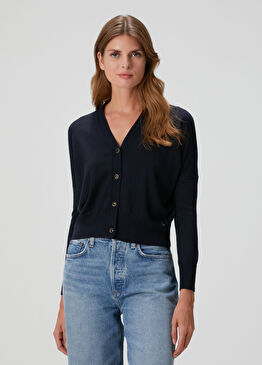 Lacivert Yün Hırka