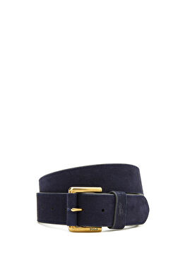 Lacivert Erkek Deri Kemer