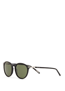 CR 80048 C4 Oval Siyah Asetat Erkek Güneş Gözlüğü