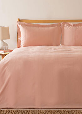 Laranja King Size Koyu Somon King Size Çift Kişilik Nevresim Seti 230x220 cm