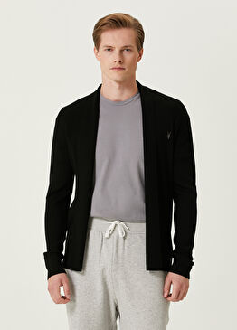 Merino Ramskull Siyah Triko Hırka