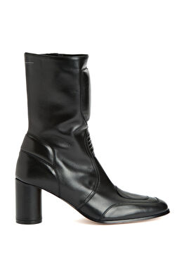 Siyah Kadın Deri Bot