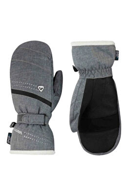 Nova Impr Gri Kadın Kayak Eldiveni
