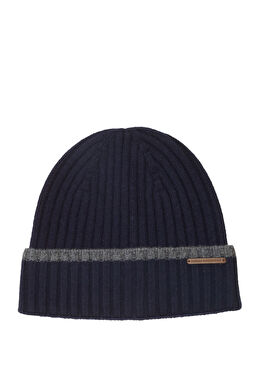 Lacivert Erkek Yün Bere