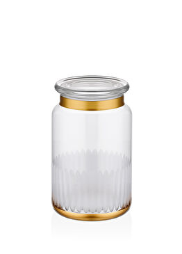 Sunflower 2 Parça Kapaklı Cam Kavanoz 15 cm