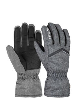 Marisa Siyah/Gri Kadın Kayak Eldiveni 