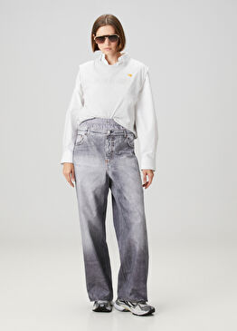 Gri Organik Pamuk Pantolon