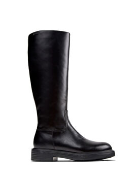 Dean Siyah Deri Kadın Çizme K400763-003