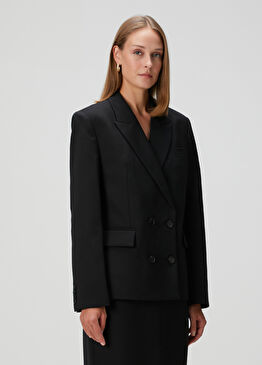 Evalyn Siyah Blazer