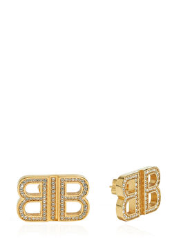 Gold Logolu Kadın Küpe