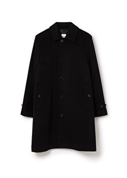 Paddington Mid-Length Cashmere Blend Paddington Car Siyah Erkek Kaban