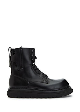 Elba Siyah Erkek Deri Bot