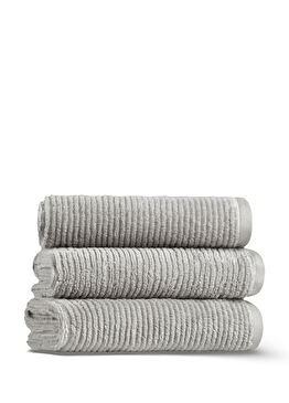 Slim Ribbed Fibrosoft® Pamuklu Tekli Yüz Havlusu 50 x 90 cm