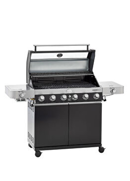 Videro G6-S Vario Siyah Gazlı Barbekü İstasyonu 