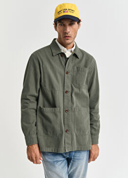 Yeşil Klasik Yaka Regular Fit Uzun Kollu Erkek Gömlek