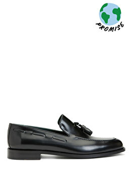 Siyah Erkek Deri Loafer