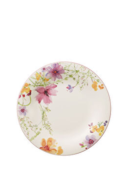 Mariefleur Çiçek Desenli Porselen Yemek Tabağı 27 cm