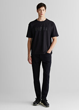 Siyah Slim Fit Erkek Casual Pantolon