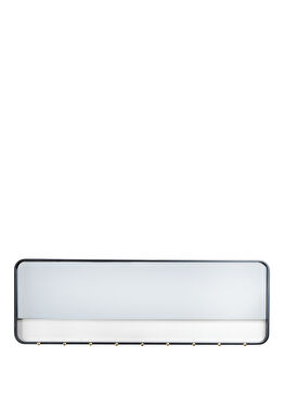 Minha Aynalı Siyah Askılık