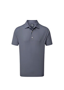 Cobalt Stretch Pique Polo Yaka Kısa Kollu Erkek Golf T-Shirt