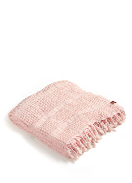 Solid Pembe Tencel Pamuk Pike