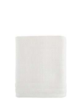 Albert Beyaz Bambu Yüz Havlusu 50 x 90 cm