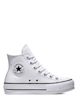 Chuck Taylor All Star Lift Beyaz Deri Unisex Platform Sneaker