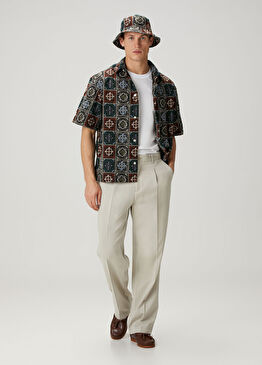 Randall Açık Bej Pilili Twill Pantolon