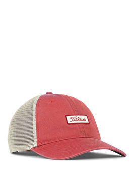 Charleston Mesh Kırmızı Kemik Unisex Golf Şapkası TH23ACMN2-62