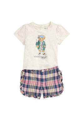 Çok Renkli 2li Kız Bebek Set