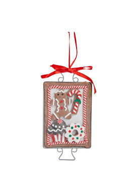 Gingerbread Detaylı Yılbaşı Süsü