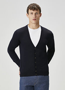 Lacivert Yün Hırka