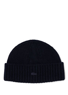 Lacivert Yün Kadın Örgü Bere