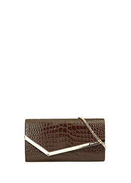 Emmie Kahverengi Kadın Deri El Portföyü