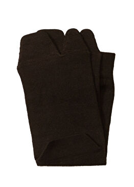 Kahverengi Kadın Yün Çorap