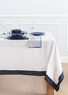 Vent Beyaz Masa Örtüsü 160x240 cm