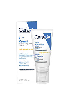 Facial Moisturising Lotion SPF30 Normal ve Kuruya Dönük Ciltler İçin Nemlendirici Yüz Kremi 52 ml