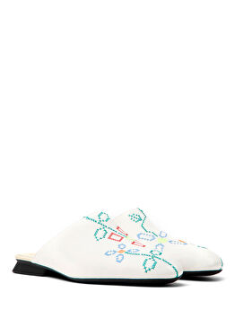 Twins Beyaz Deri Kadın Sandalet K201750-002