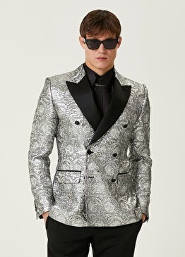 Silver Desenli Ceket
