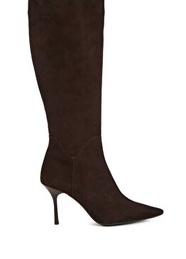 Kahverengi Kadın Deri Çizme