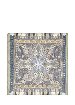 Çok Renkli İpek Poşet Mendil